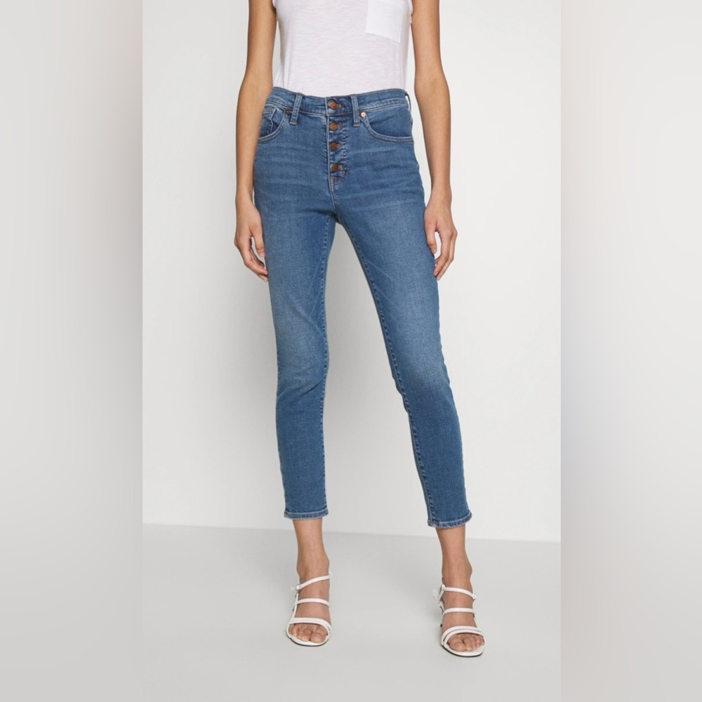 Madewell Women's Skinny Jeans in Classic Blue high rise size 28
